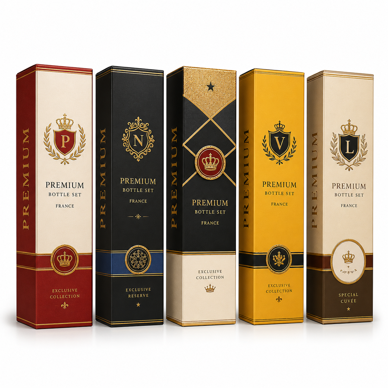 5 Maison Set - 5x 750ml